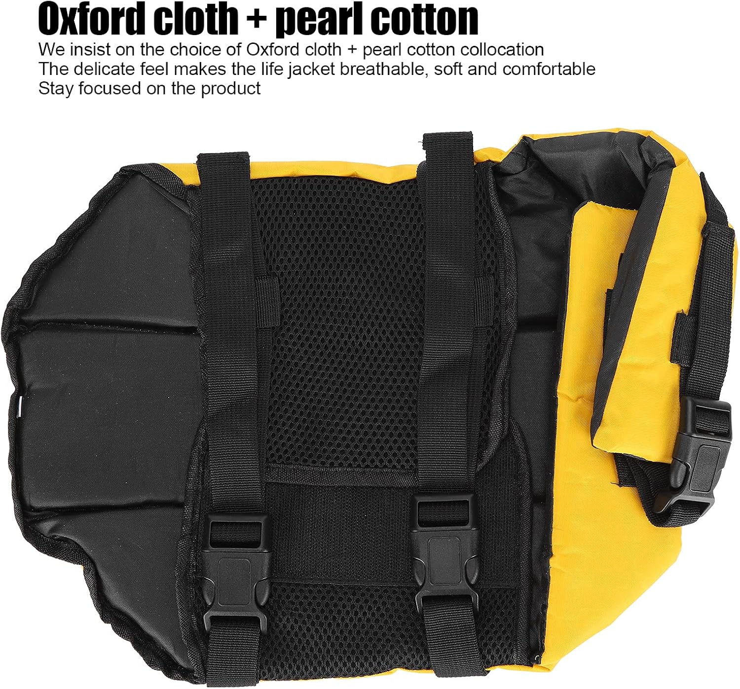 EVTSCAN Dog Life Jacket, Pet Floatation Vest Saver Swimsuit Preserver for Puppy Water Safety(XL-Yellow)