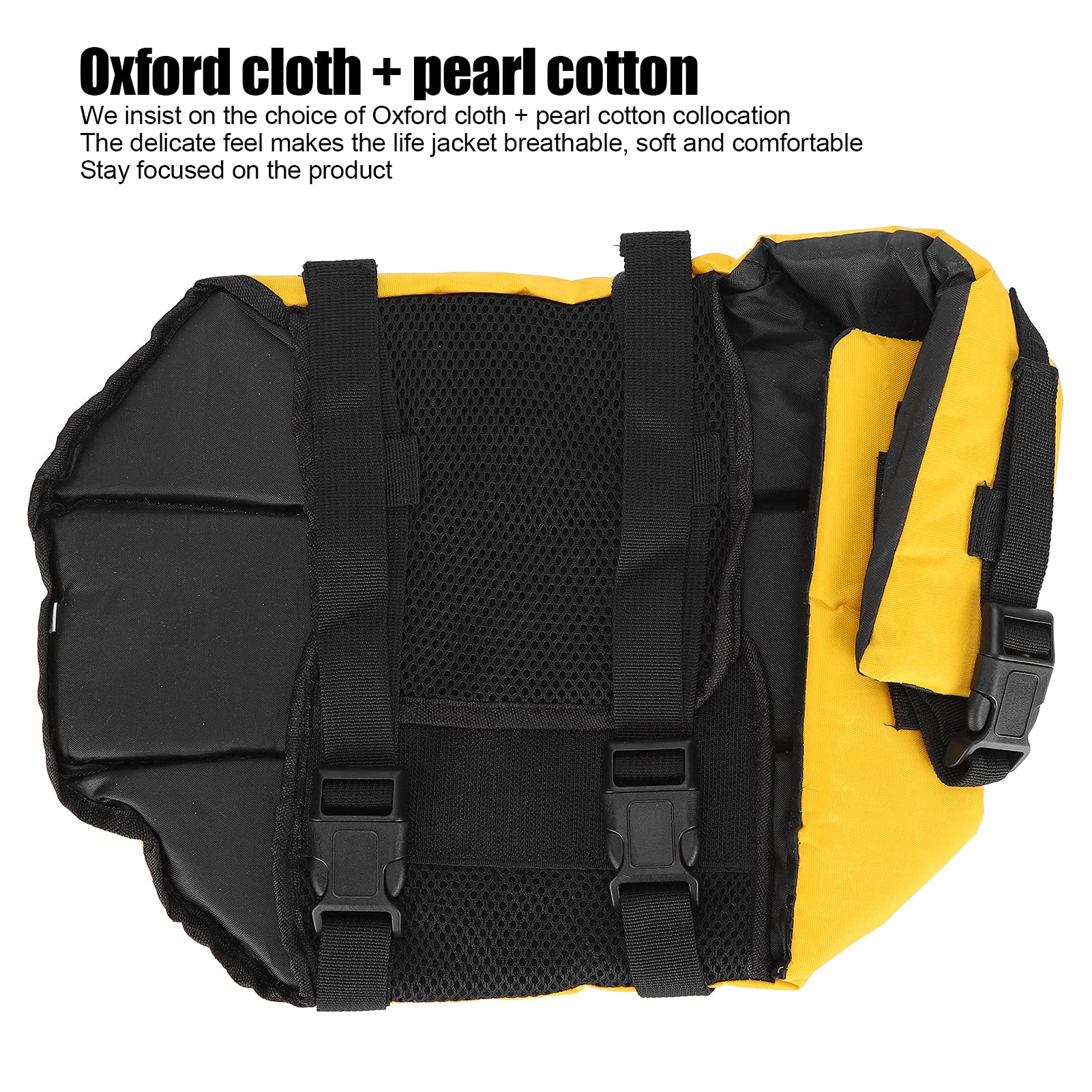 SYH&AQYE Maillot de Bain de sécurité pour Chien Gilet de Sauvetage pour Animaux de Compagnie Gilet de flottaison économiseur de Maillot de Bain pour Chiot sécurité de l'eau(XL-Jaune)