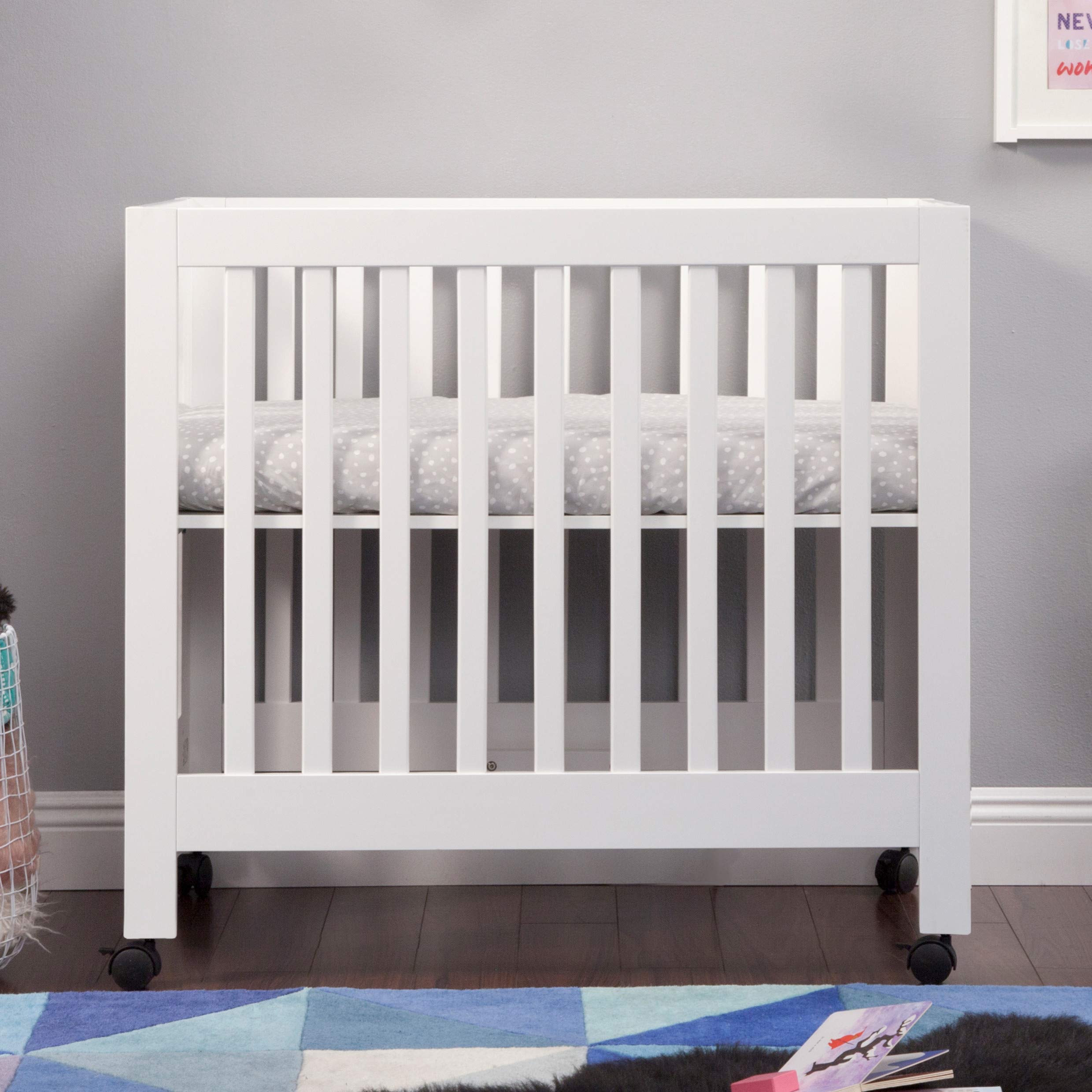 babyletto mini crib white