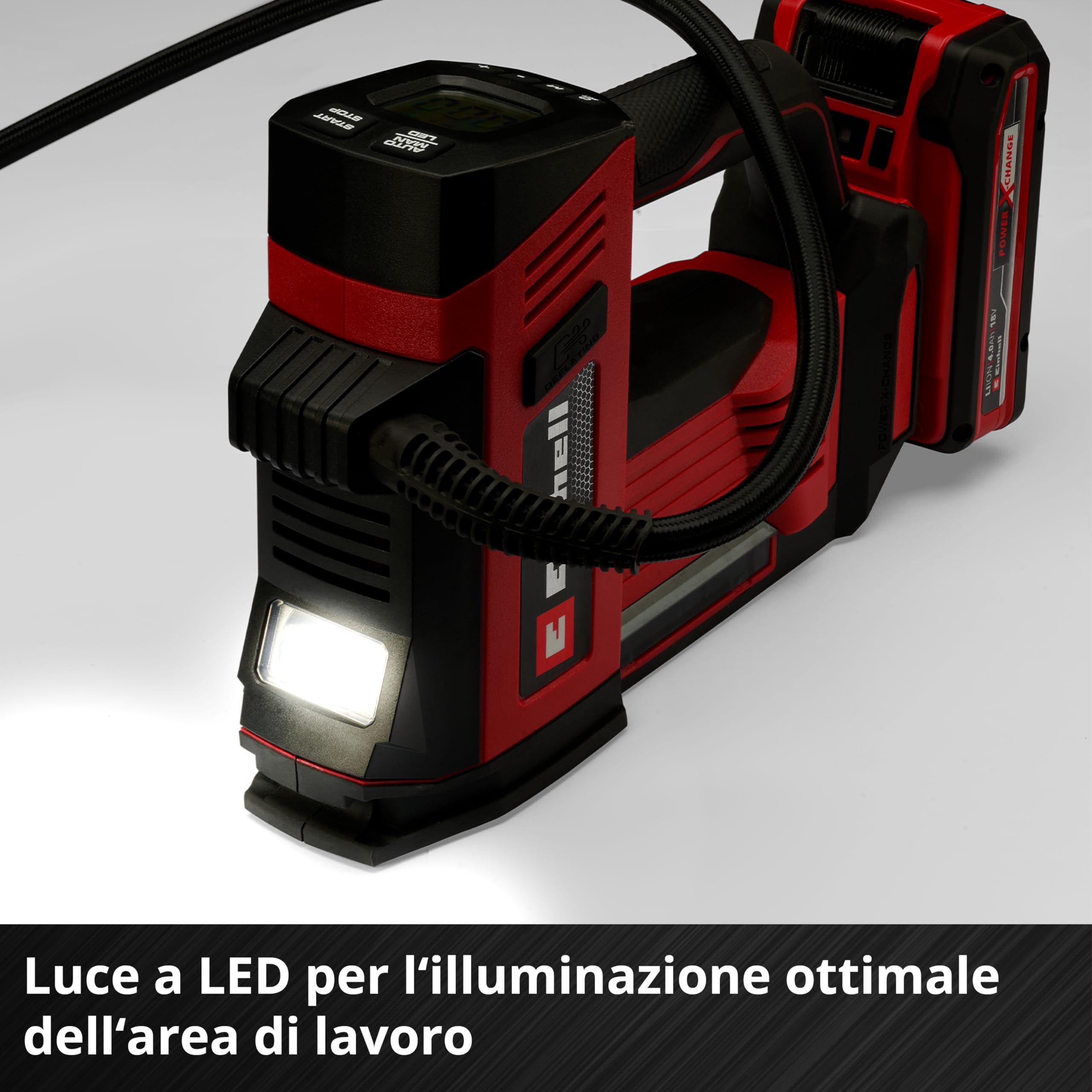 Einhell CE-CC 18/23 Li OF-Solo Power X-Change Compressore per auto a batteria 18 V 11 bar