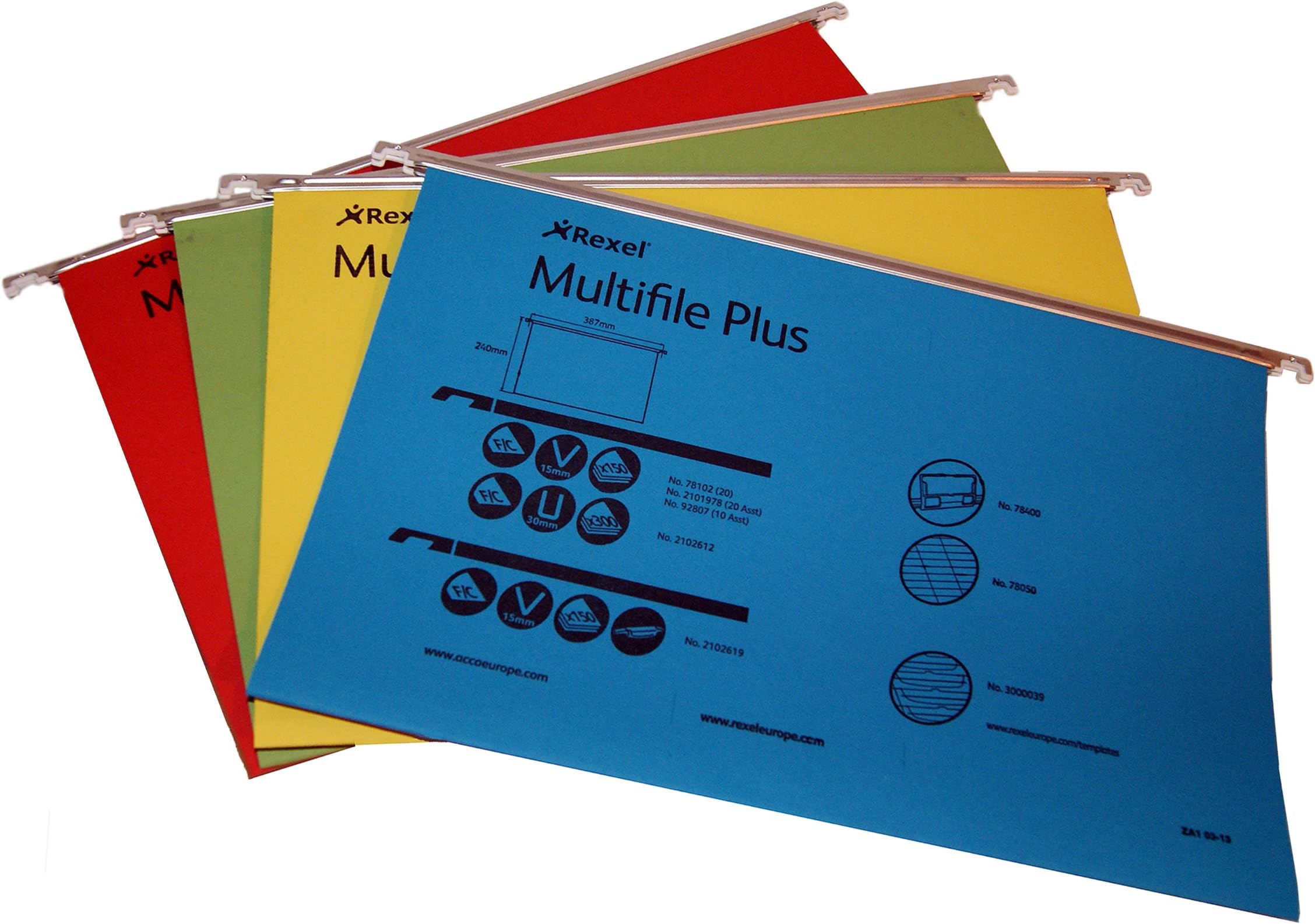 Rexel A4 Suspension Files with Tabs and Inserts for Filing 15