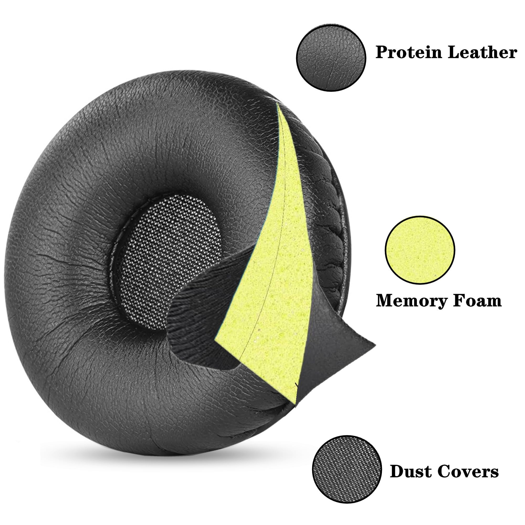 ACCOUTA Coussinets De Remplacement Respirants Compatibles Avec Le Casque Superlux HD 681EVO 668B