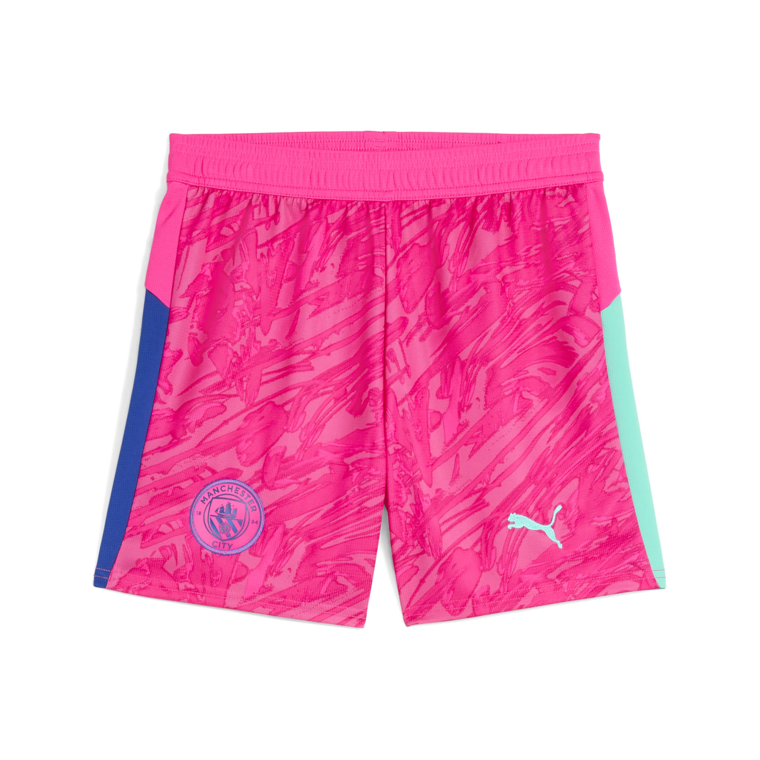 Puma Pink Kids Manchester City Shorts Goalkeeper 2025/26 - : 7/8 Years Size 7-8 Years