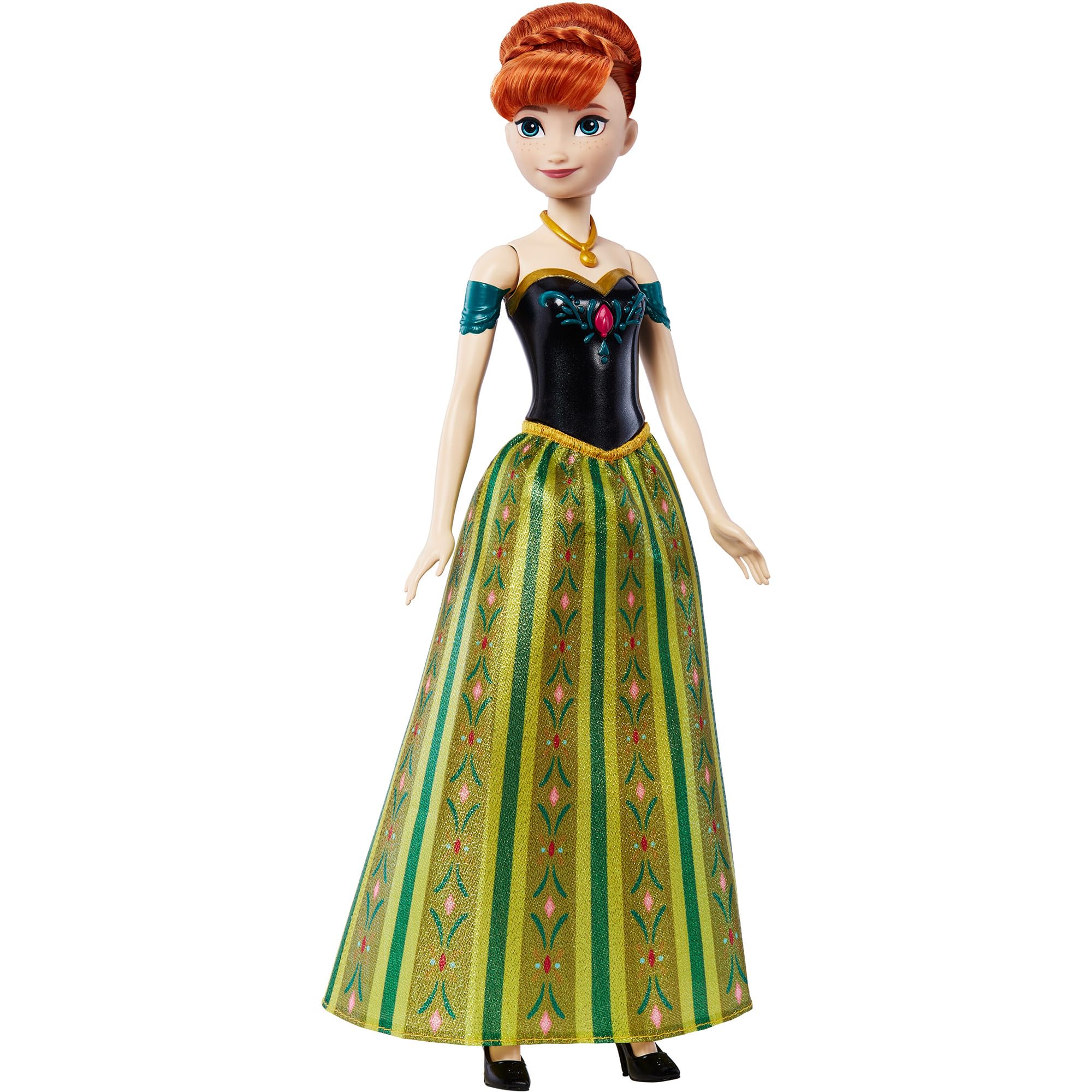 Mattel Disney Anna Frozen Singing Doll with Iconic Outfit and Song "Renewal" from Disney Frozen Movie in Languages: English, French, German, Italian, JDL59-image-18
