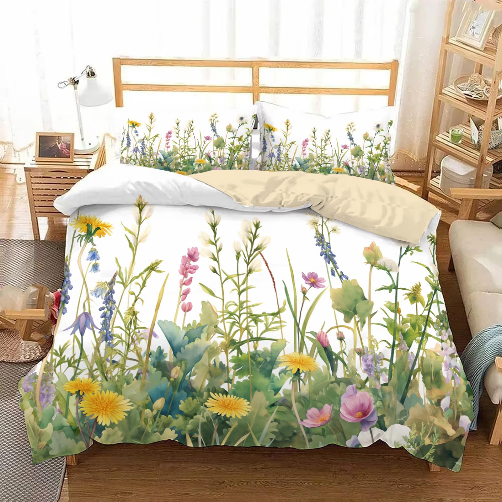 Housse de couette 220x240 champêtre pour une chambre style nature