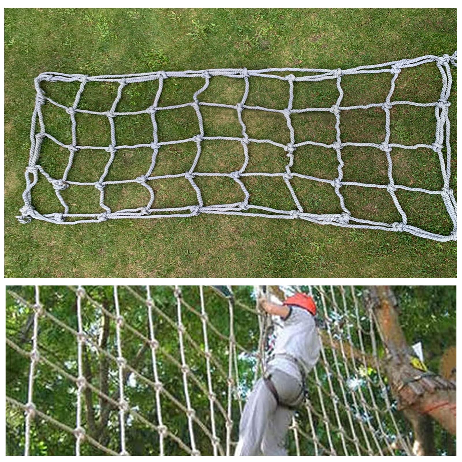 Filet d'escalade enfants 6mm évite l'ennui au jardin avec ce filet 1x2m
