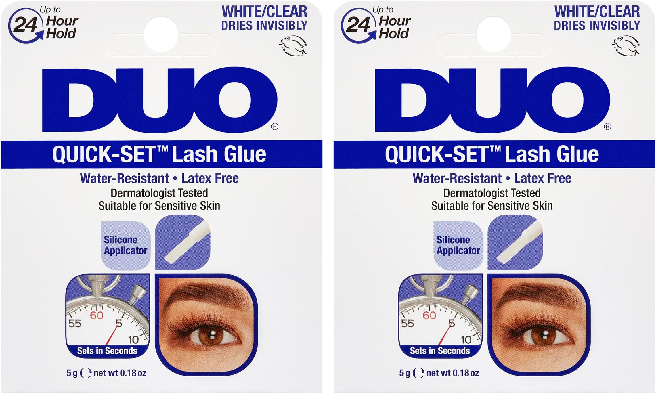 DUO 2IN1 BRUSH-ON STRIPLASH ADH-CLEAR/DARK- 65696
