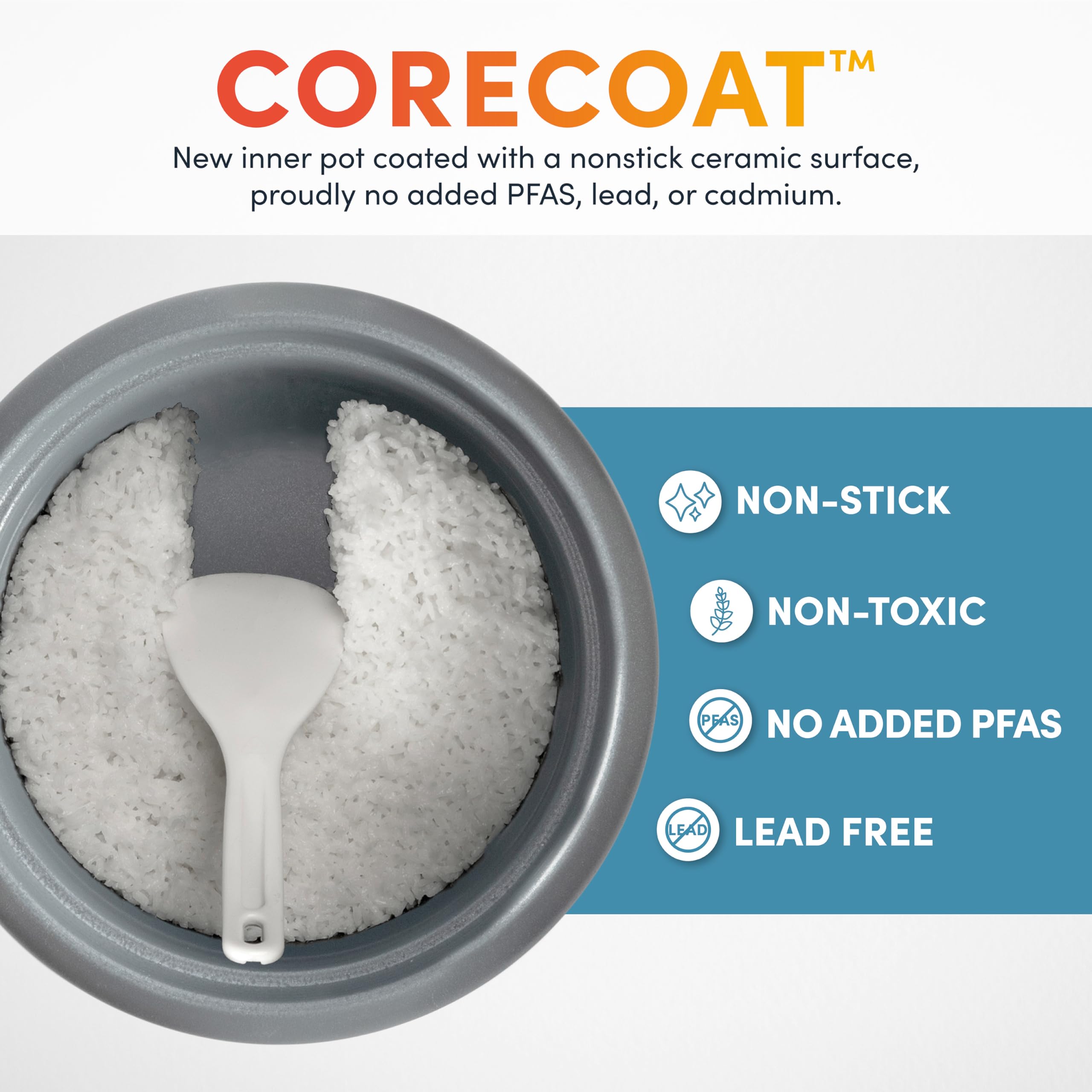 AROMA® 20 tazas (cocida) olla de arroz con un toque y vapor de alimentos con calentamiento automático | 10 tazas sin cocer, 20 tazas cocidas (ARC-390NGP)