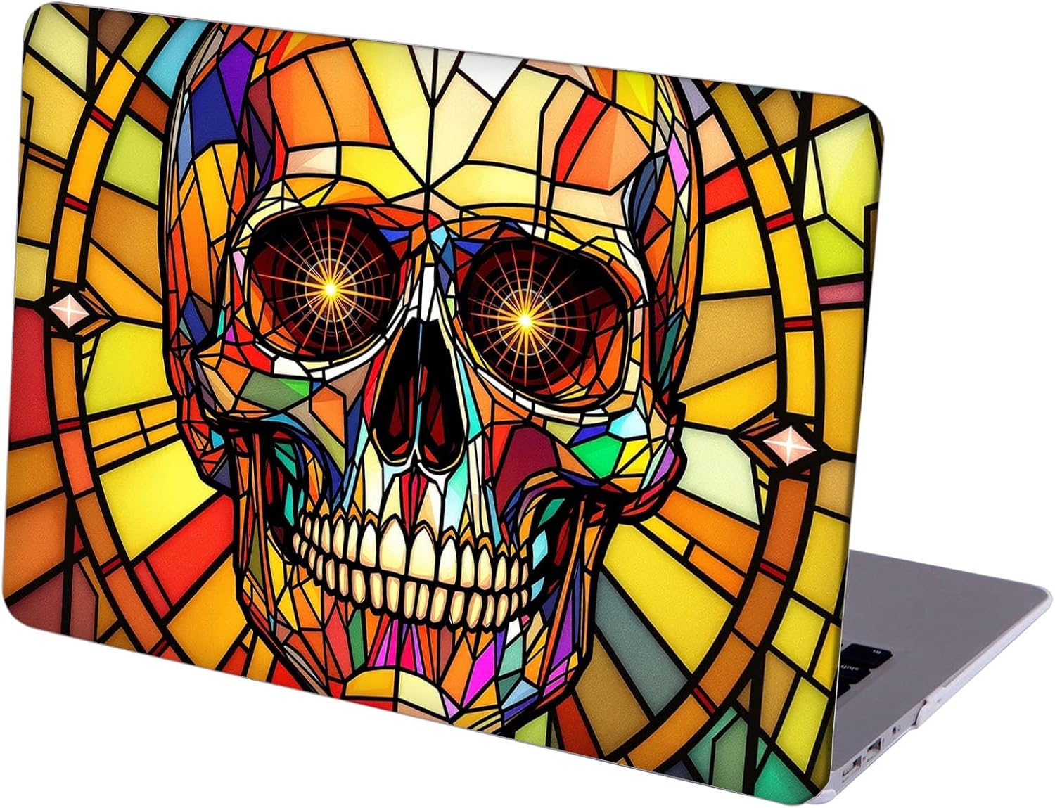 Compatible with MacBook Neo 13-inch, Hard Shell Case with Keyboard Cover and Screen Protector (A3404 A18 Pro chip, 2026 Release) - Skull MC23162