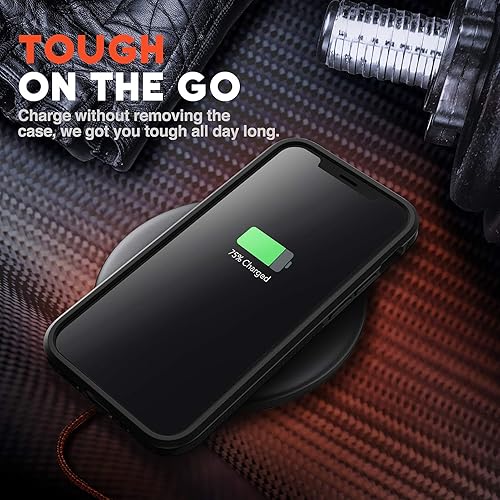 Miniatura 7 de NTG - Funda diseñada para iPhone 12 & iPhone 12 Pro, delgada y ligera, protector sólido de gran resistencia a prueba de golpes para iPhone 12 de 6.1