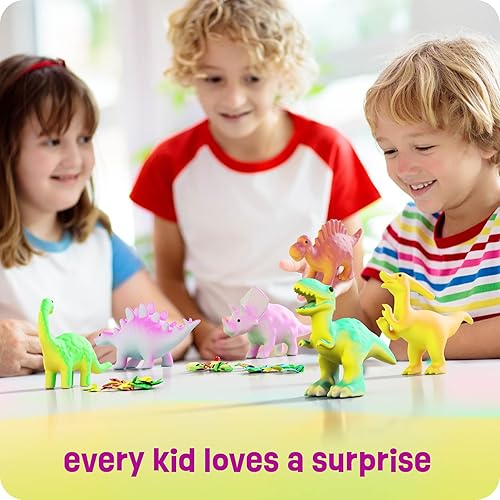 Miniatura 7 de Huevos sorpresa de dinosaurio para niños  Paquete de 6  Crece 600%  Juguetes de huevos de dinosaurio para niños y niñas de 3 a 8 años  Ideas de