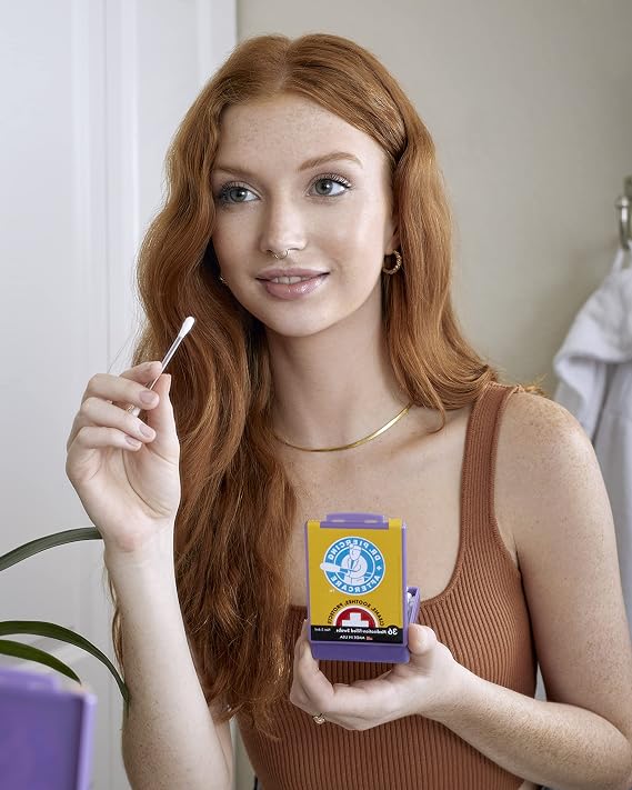 DR. PIERCING AFTERCARE Swabs and Bump - Saline Solution for Piercings - Earring Nose Belly Ear Piercing Cleaner - Saline Wash, Ear Hole Cleaner Piercing Aftercare Formula