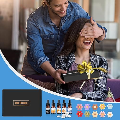 Miniatura 6 de Paquete de 25 ambientadores para automóvil, 10 clips de ventilación de coche con 5 aromas de aceite esencial y 10 almohadillas de recambio