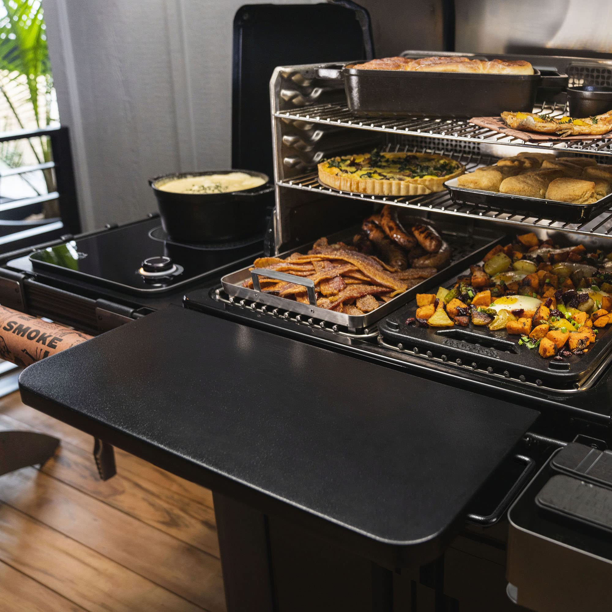 P.A.L. Pop-and-Lock Aufbewahrungsbehälter Für Traeger Grills – Mit 3 Haken, Für Ironwood 885, Pro Series Uvm.