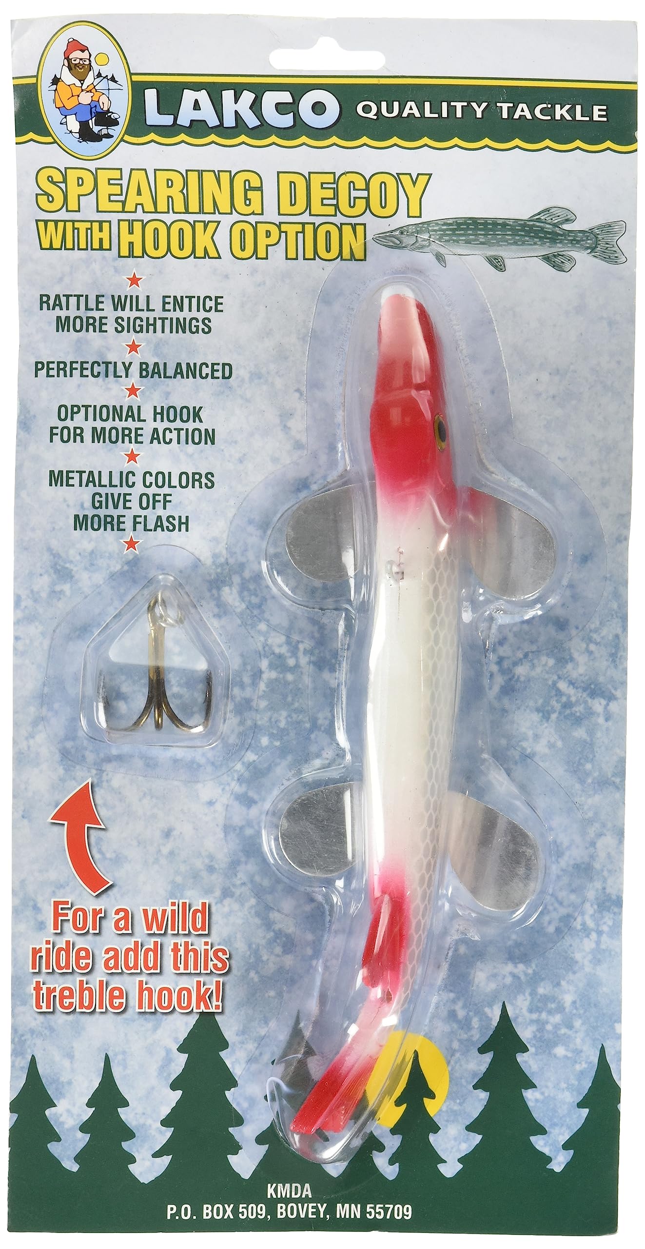 PNDRW 7” Plastic -red/White Decoy