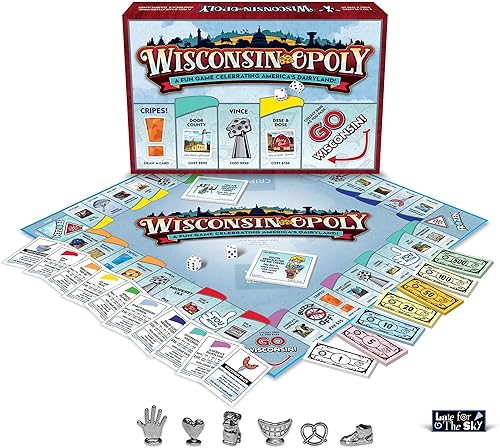 Miniatura 8 de LATE FOR THE SKY - Wisconsin-opoly - Juego de mesa clásico con un toque de Wisconsin - 2-6 jugadores