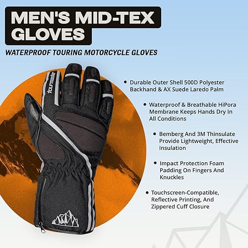 Miniatura 2 de Tourmaster Guantes Mid-Tex para hombre