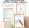 Puffiair Herbal Diffuser Pen, Mullein Flavoured Lung Cleanse Inhaler, 12cm Nicotine-Free Herbal Purifier with Mullein, Thyme & Mint Extracts, 1 Suction Nozzle, 1800 Uses
