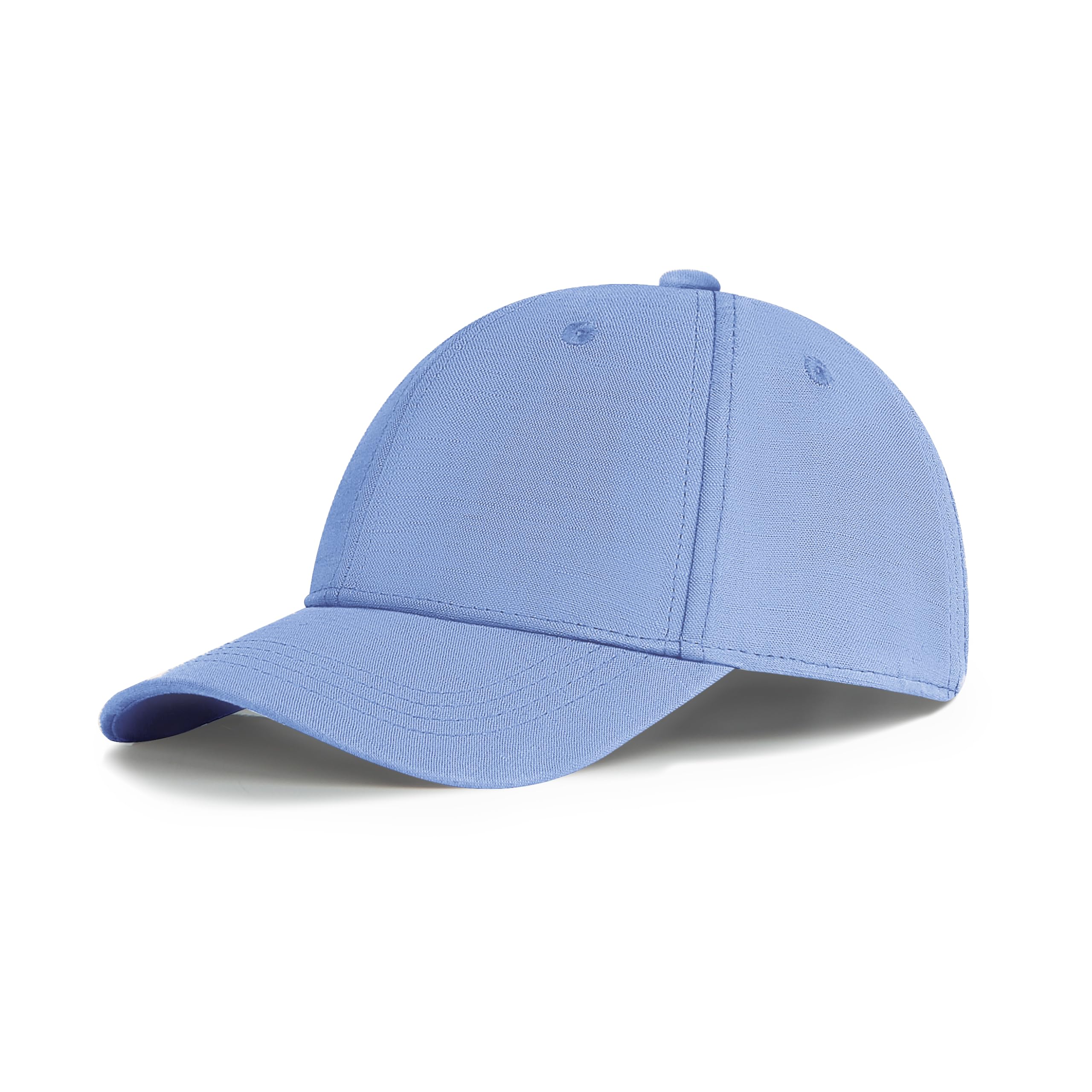 Zylioo Gorra de béisbol de lino XXL para hombres y mujeres, sombrero de verano transpirable grande, gorra casual ajustable para viajes, caminar, playa — view 8