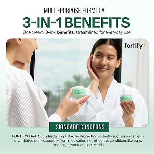 Miniatura 3 de Fortify Natural Skincare - Crema de ojos - Deshincha + protección  Ayuda a proteger, hidratar y refrescar  Belleza limpia  Hecho en Corea - 30ML