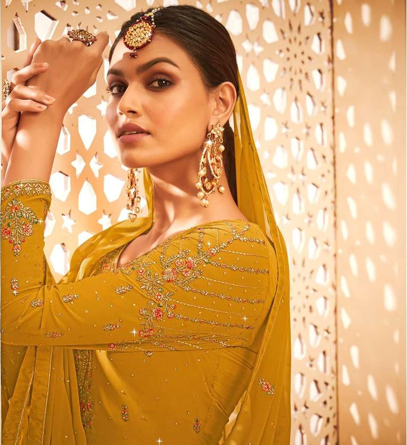 Indian Designer Stylish Bollywood Wear Pakistani Salwar Kameez Palazzo Suits