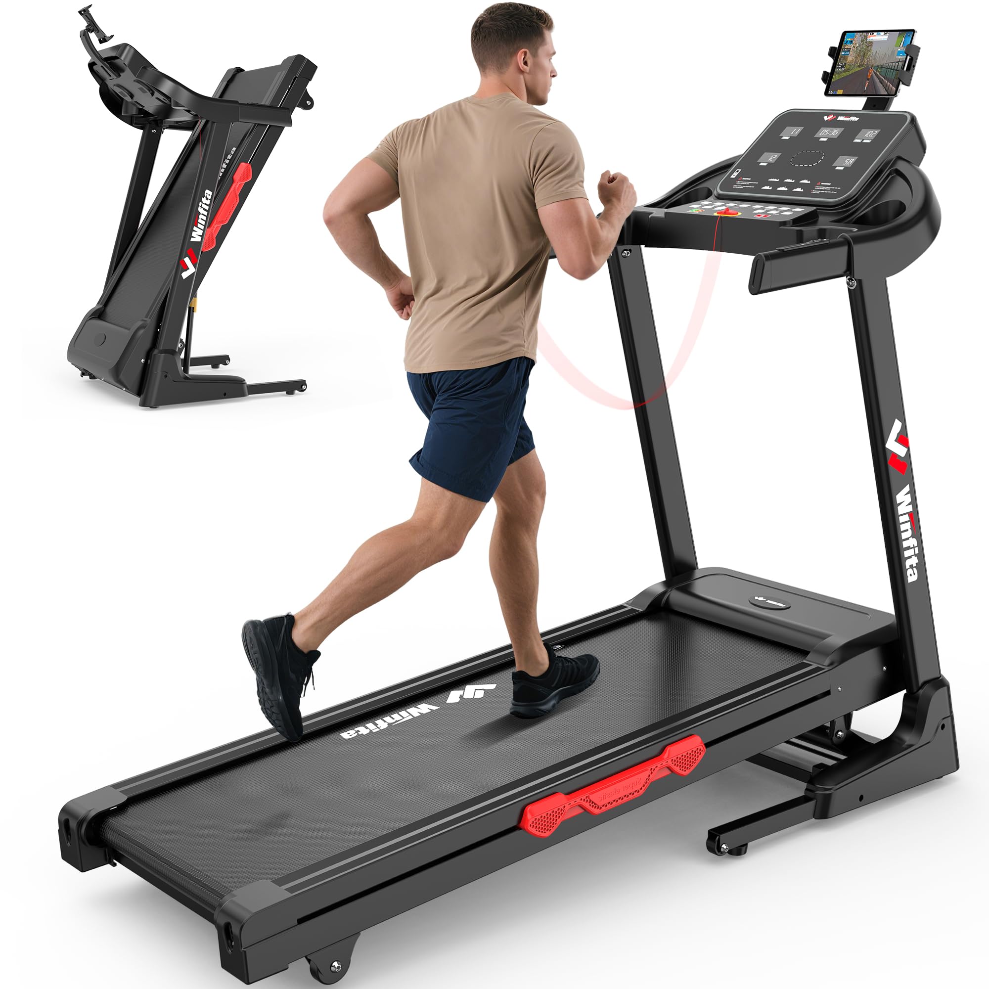 Winfita 3.5HP Folding Treadmill