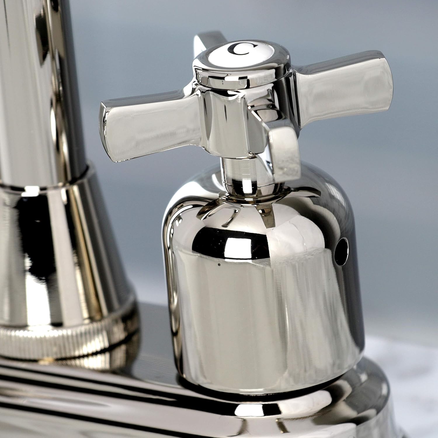 Kingston Brass KB8496ZX Millennium Two-Handle 2-Hole Deck Mount Bar Faucet in Polished Nickel