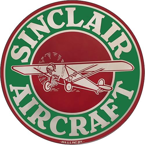 Brotherhood Letrero de gas vintage de reproducción de letreros de metal vintage, letrero redondo de metal para garaje y hogar, 8 pulgadas de