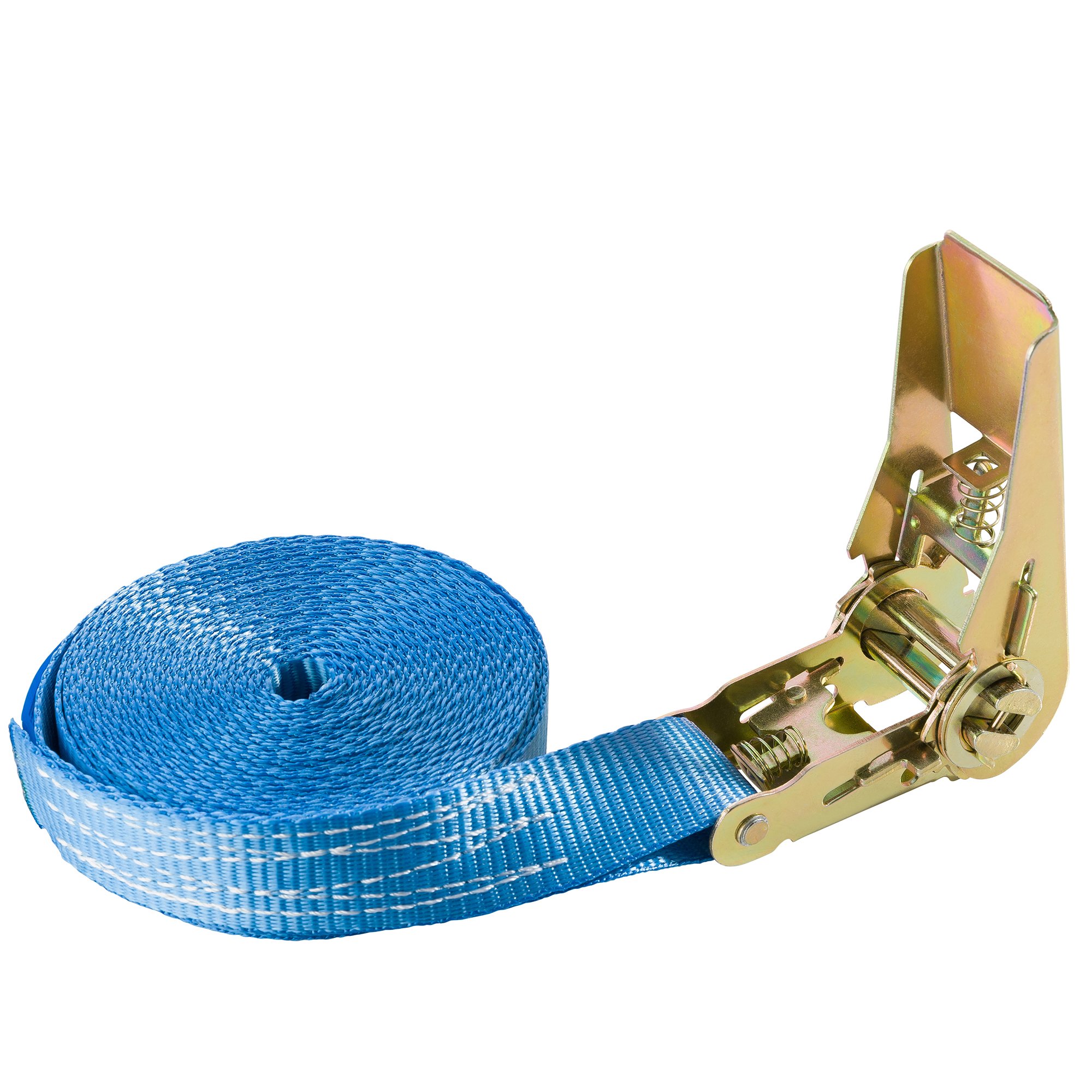 Arebos Spanngurt mit Ratsche einteilig | 10 Stück 800kg 4m | Ratschengurte | Zurrgurte | 25mm | 800 daN 0,8t