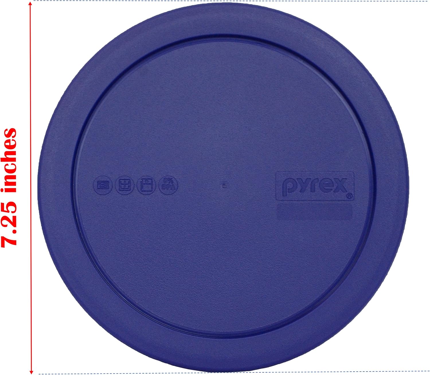 Pyrex 322-PC 1-Quart Blue Mixing Bowl Replacement Lid - Made in USA