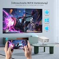 Salange P92Max Projektor Native 1080P 4K Támogatással WiFi Bluetooth Android 13 Netflix YouTube Beépített Alkalmazások 4