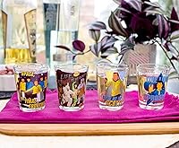 Vista 6 de Toynk Star Trek: The Original Series - Mini vasos de vaso de whisky de 2 onzas, juego de 4 Home Barware Drinkware