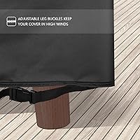 Vista 4 de ULTCOVER Smart Selection - Funda impermeable para silla de patio, para exteriores, paquete de 2, 84 pulgadas de largo x 32 pulgadas de ancho x 30