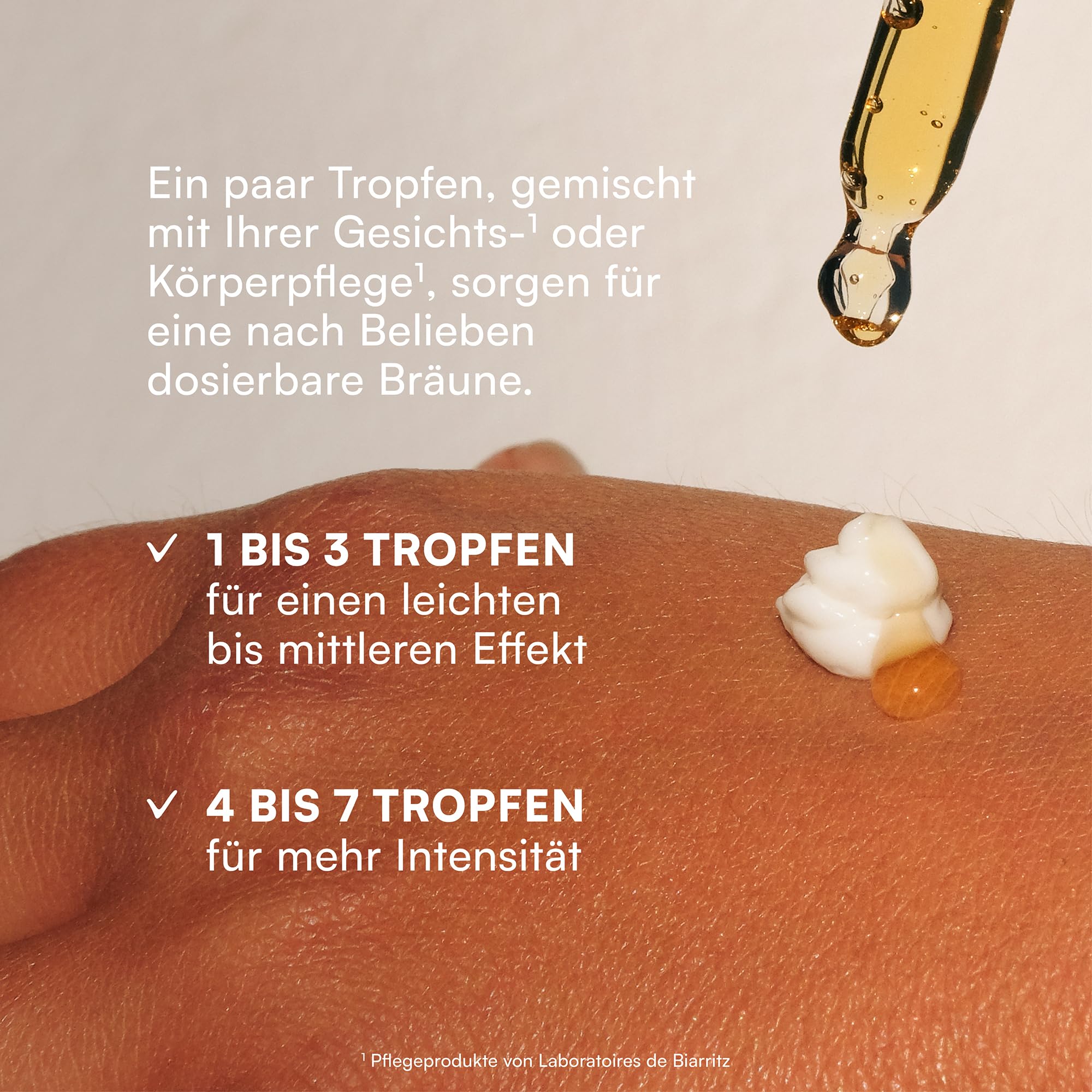 Laboratoires de Biarritz - Bio-Selbstbräunungstropfen - Eine schöne natürliche Bräune nach Wunsch - Gesicht und Körper - 20 ml