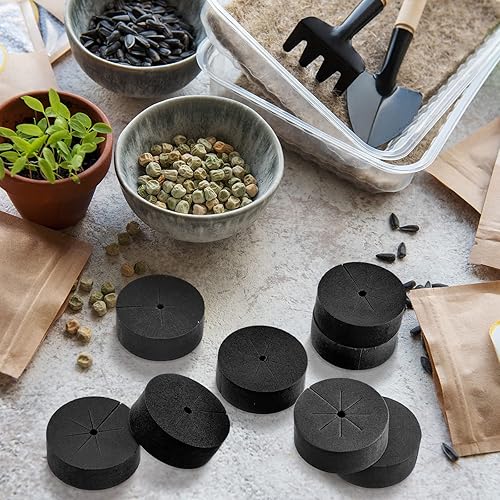 Miniatura 5 de Lallisa 240 collares de clonación de 2 pulgadas, sistema de cultivo hidropónico, insertos de espuma para germinación de plantas hidropónicas,