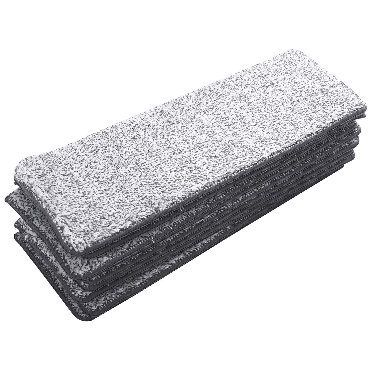 MARKELL 10PCS Microfiber Mop Pads House Kitchen Floor Cleaning Flat Mop Cloth Home Bathroom Replacement Mops Floor Cleaning Tools L