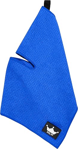 Miniatura 4 de Toalla de golf magnética con corte central y accesorio de bucle, imán fuerte que se fija a cualquier cosa metálica, bolsa de golf perfecta o