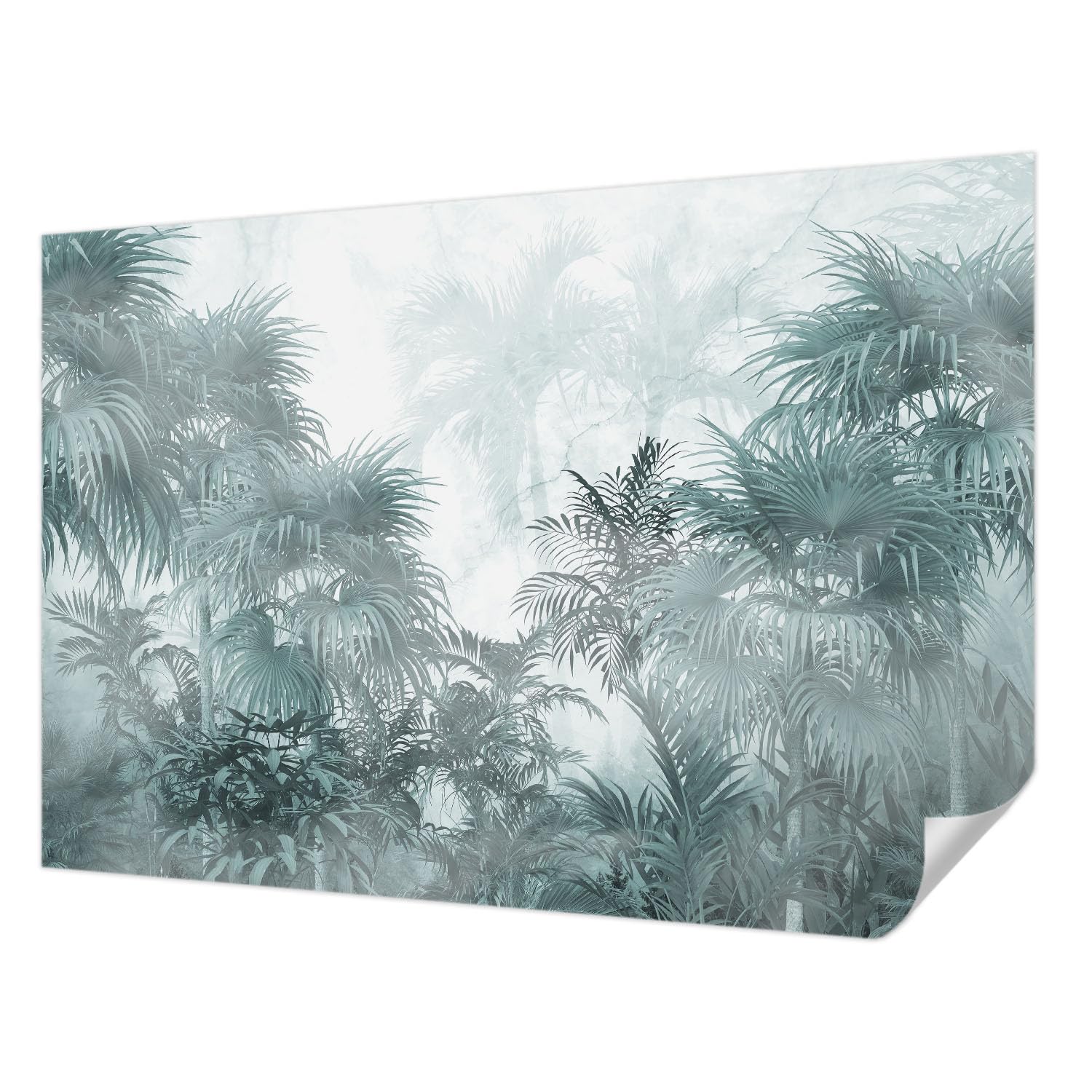 Papier peint jungle moderne Tulup pour créer une ambiance de salon chaleureuse