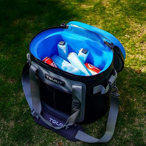 Miniatura 9 de TOURIT Bolsa térmica de almuerzo con bolsas de hielo reutilizables para enfriadores de larga duración