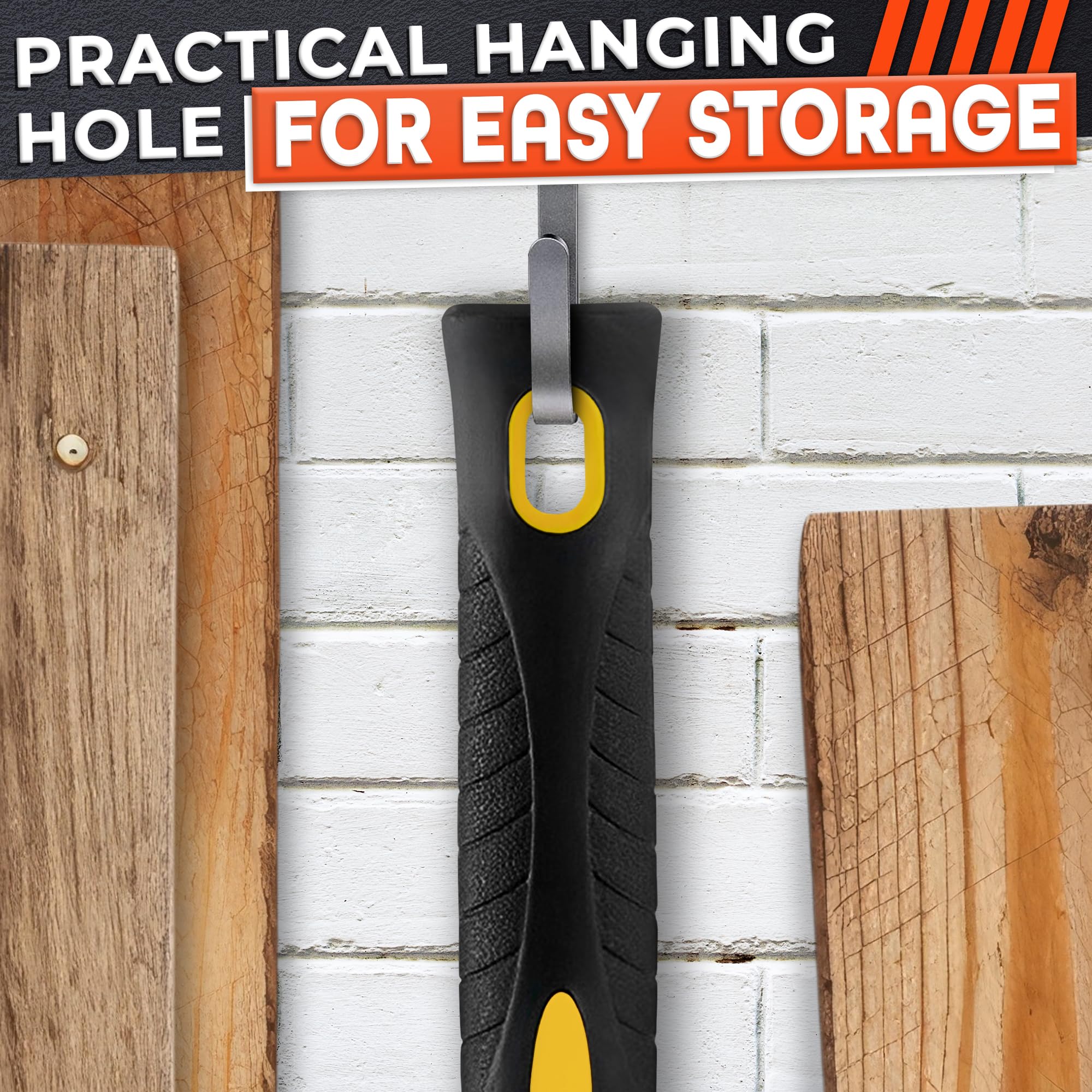 LEGLO 24oz Rubber Mallet - Durable Hammer for DIY -8