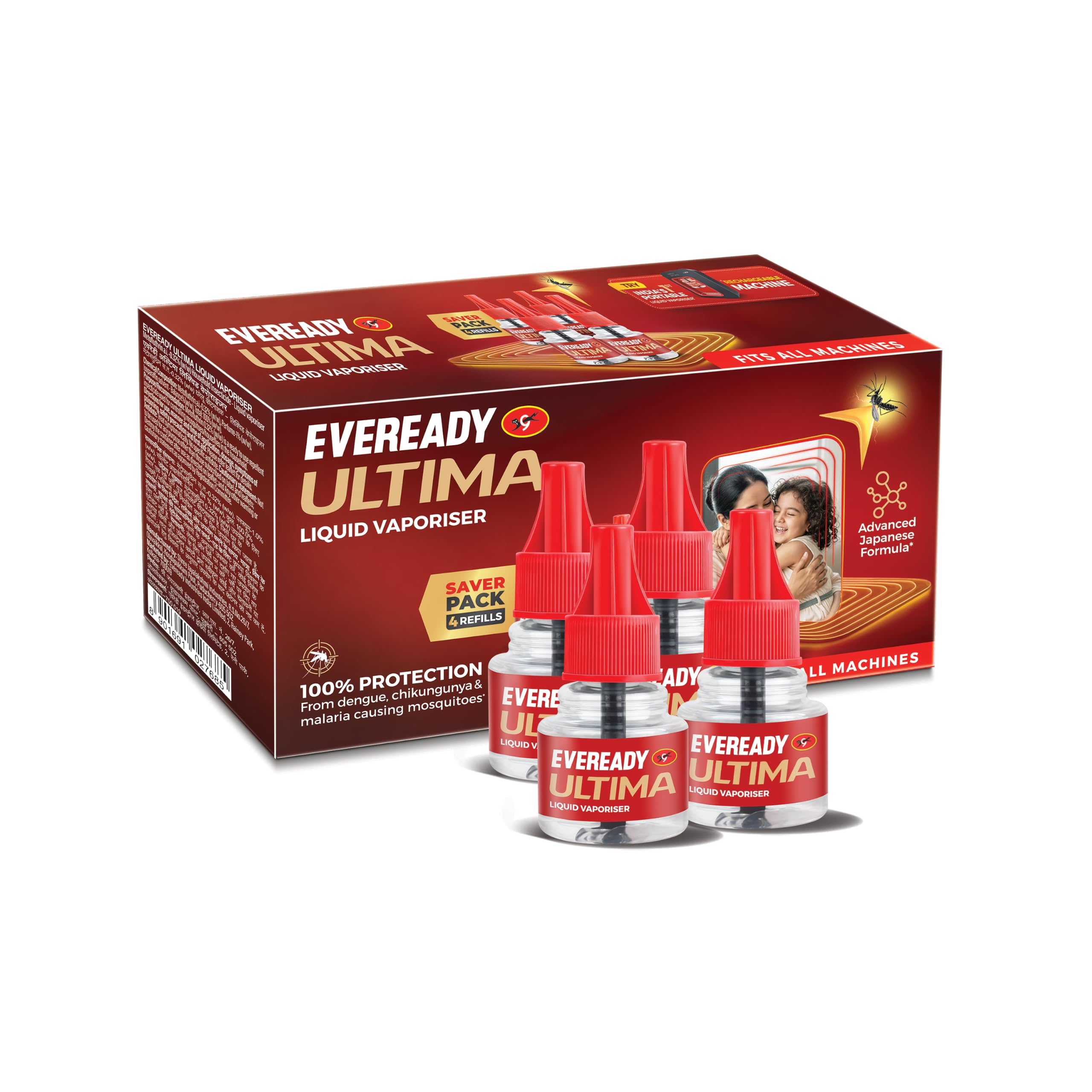 Eveready Ultima Mosquito Repellent Refill - 4 Pack -1