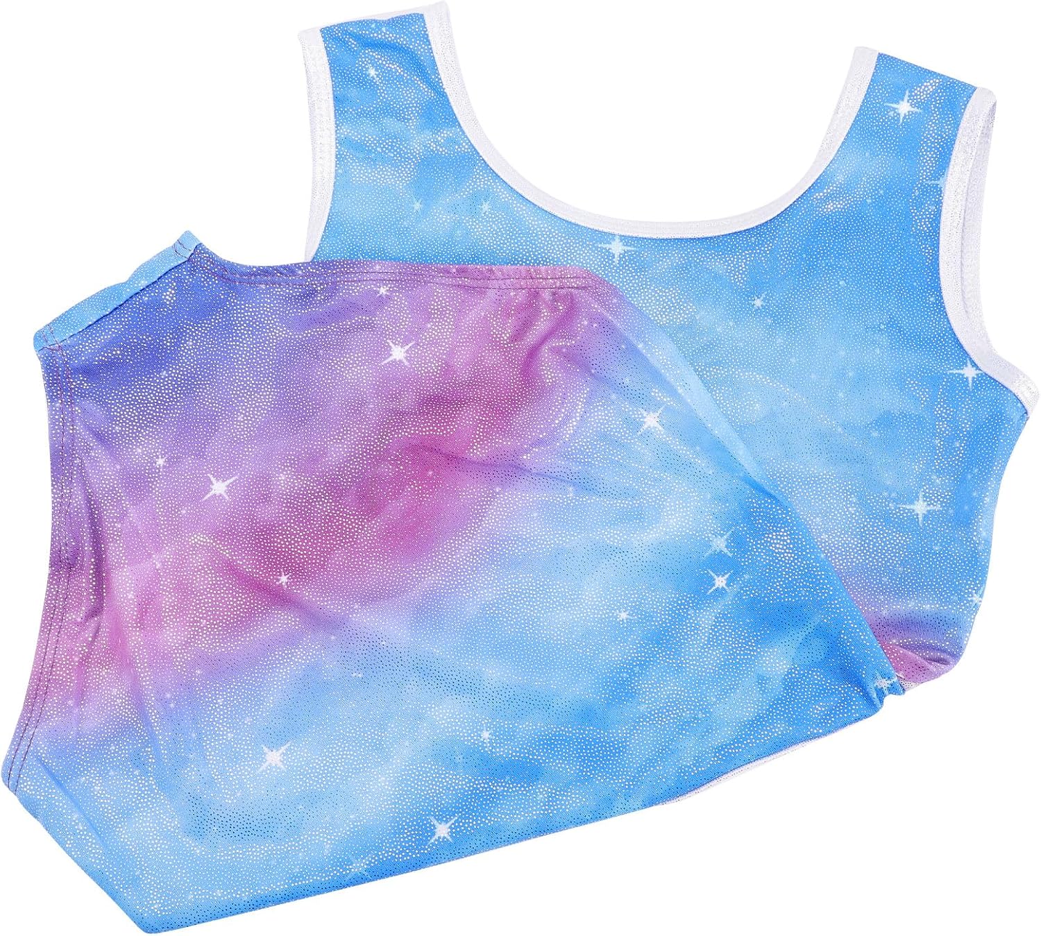 VILLCASE Gymnastics Leotard with Skirt, Skin-friendly Clothes for 7-8 Year, Breathable Quick-drying Ballet Performance Costume