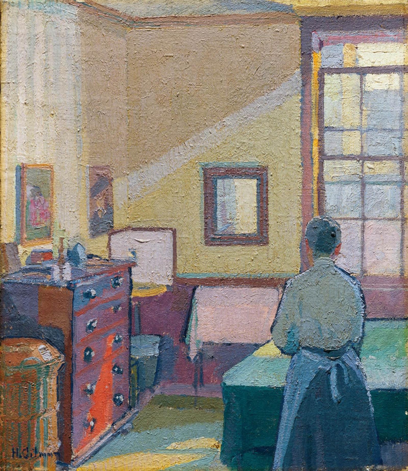 RZHRHJES Vintage Picture Wall Picture Painting Print Poster Interior by Harold Gilman Abstract Wall Art Painting for Home Decor 60x90cm