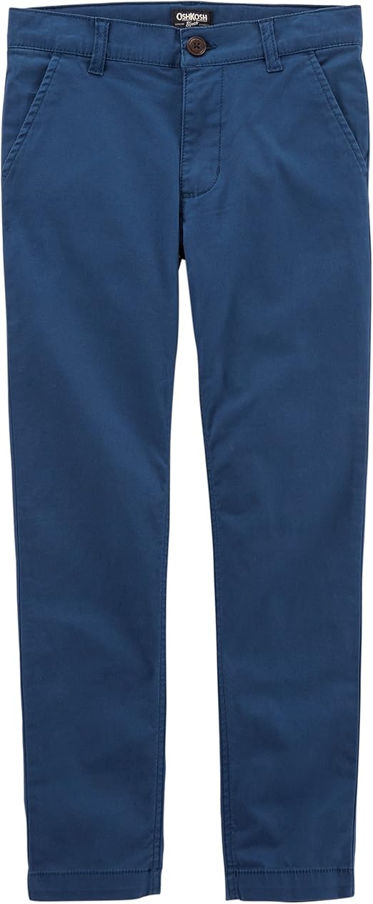OshKosh B'Gosh Pantalón ajustado de sarga elástico para niño : Ropa,  Zapatos y Joyería - Amazon.com