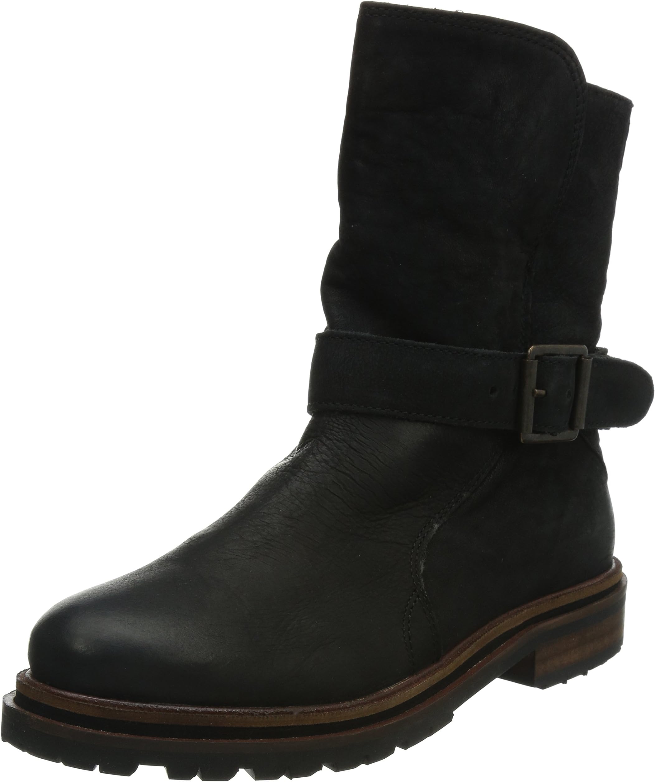 H by Hudson Women's Tatham, Black, 7 M US