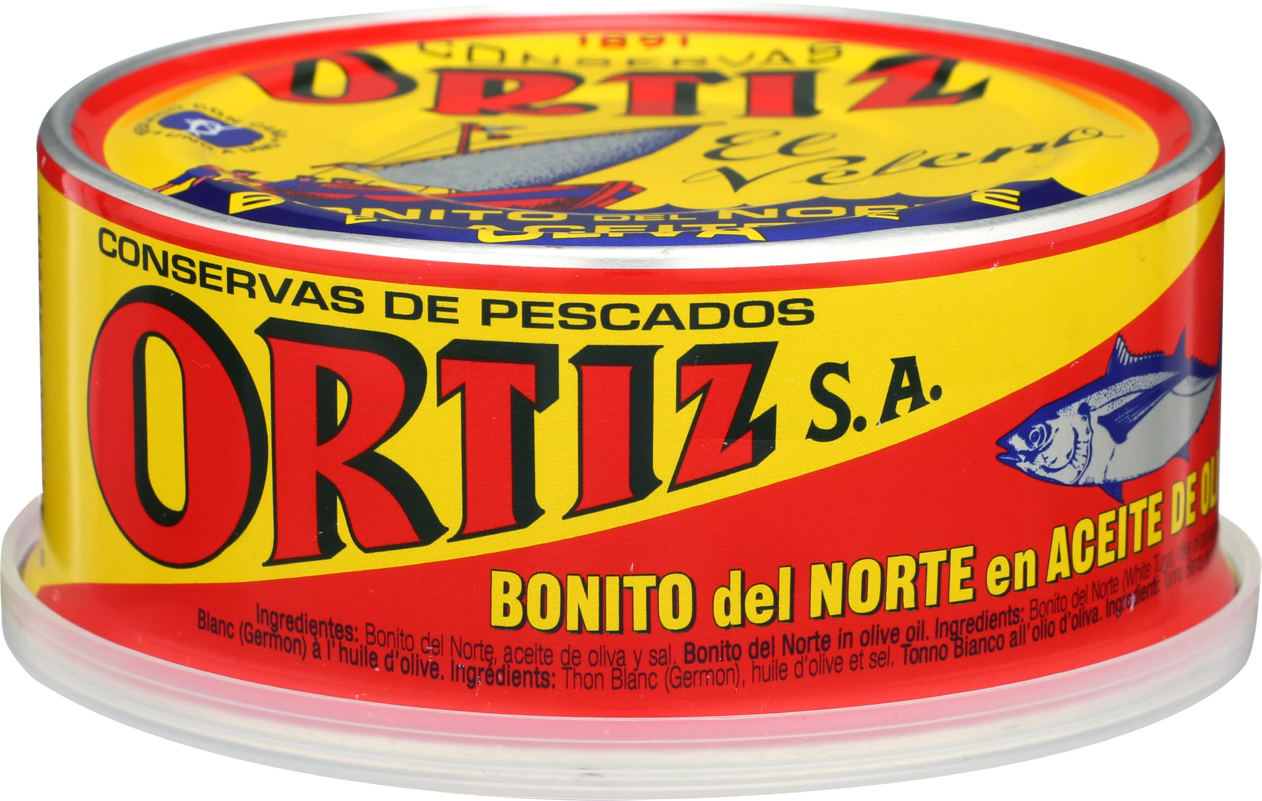 Amazon.com: Ortiz White Tuna in Olive Oil, Fresh Tender Slices