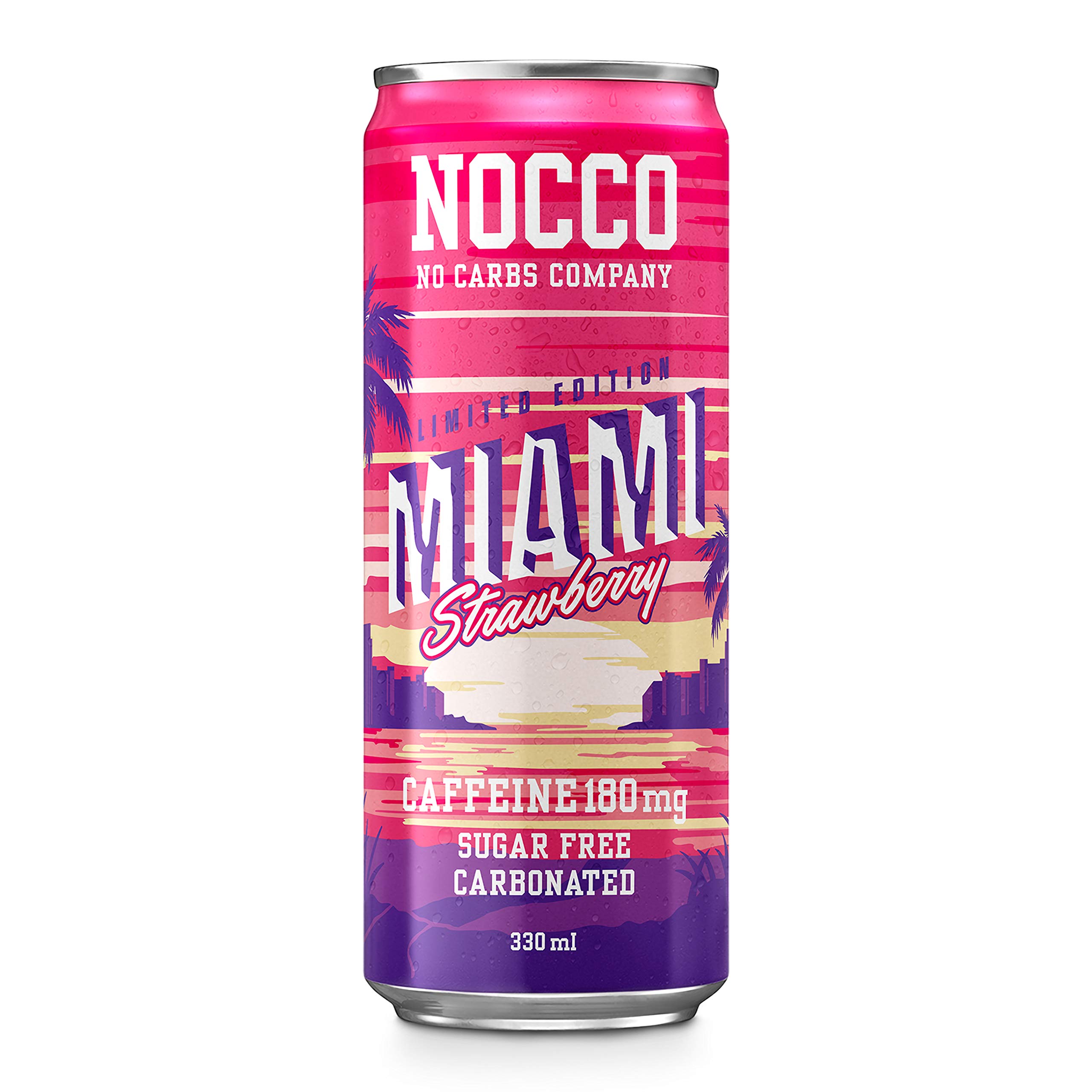 Buy NOCCO BCAA Strawberry 24 x 330ml Zero Sugar Functional Energy