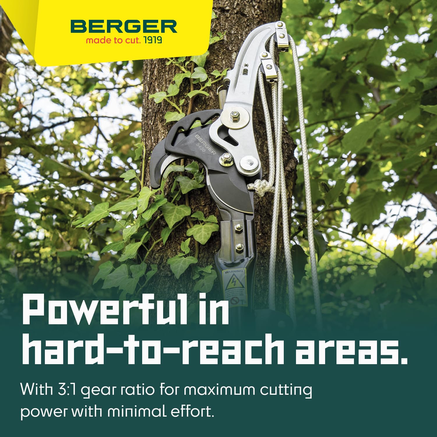 Echenilloir ArboRapid Berger 5430 pour perches télescopiques ArboRapid pour la coupe de branches et rameaux
