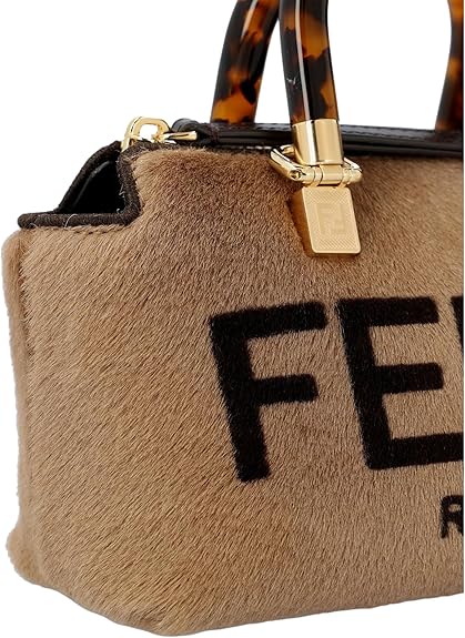 FENDI Roma Mini Lambskin Bag Rear and Base Profile Detail