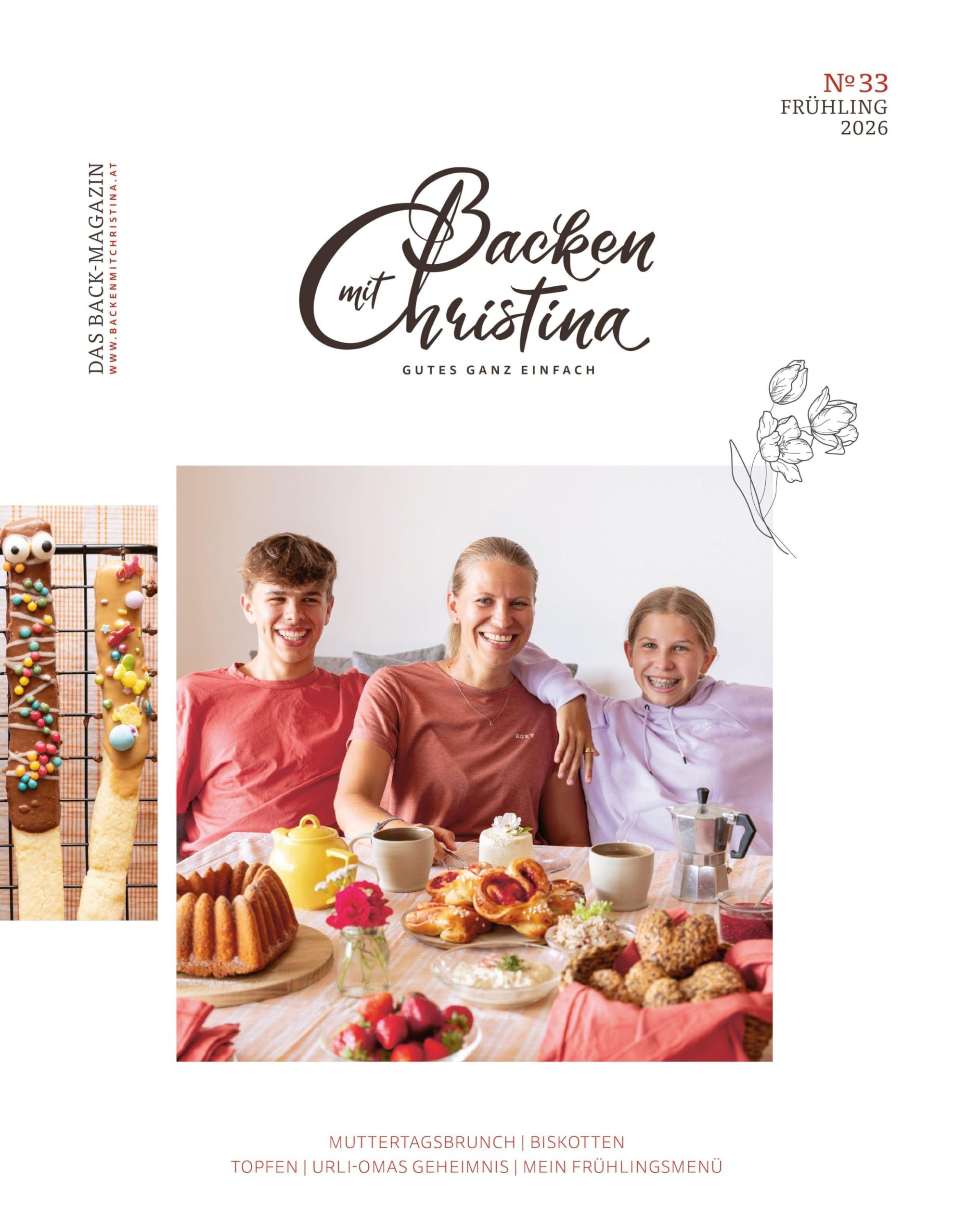 Christina Bauer Magazin: Das Back-Magazin. No 33 Frühling 2026